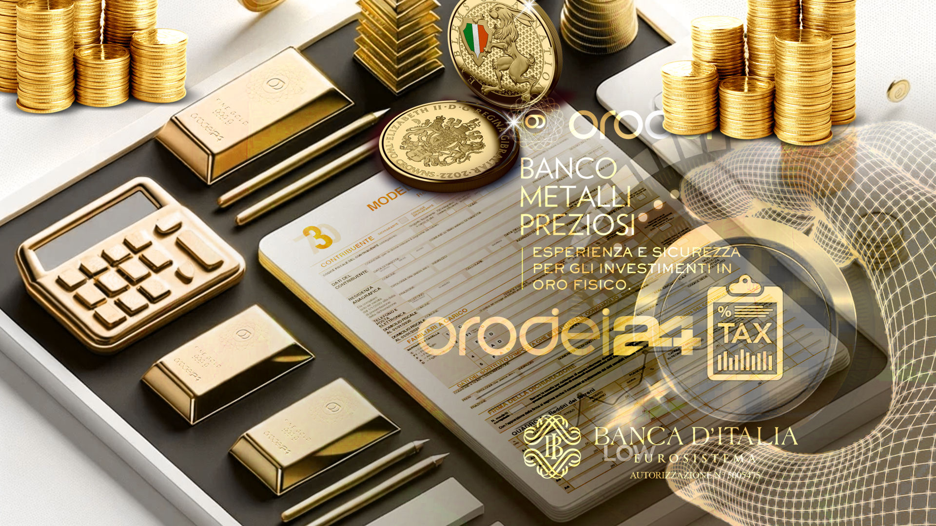 Orodei Banco Metalli Preziosi: Guida Completa alla Fiscalità sugli Investimenti in Oro in Italia