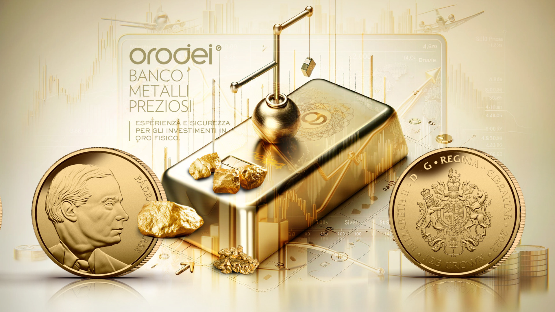 Orodei Banco Metalli Preziosi: Oro sotto pressione dai mercati esterni ribassisti, commenti restrittivi della Fed