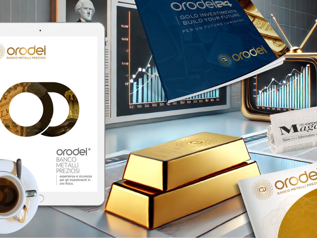 Orodei Banco Metalli Preziosi: Cinque Motivi per Comprare Oro Secondo i Media e gli Esperti Finanziari Più Influenti