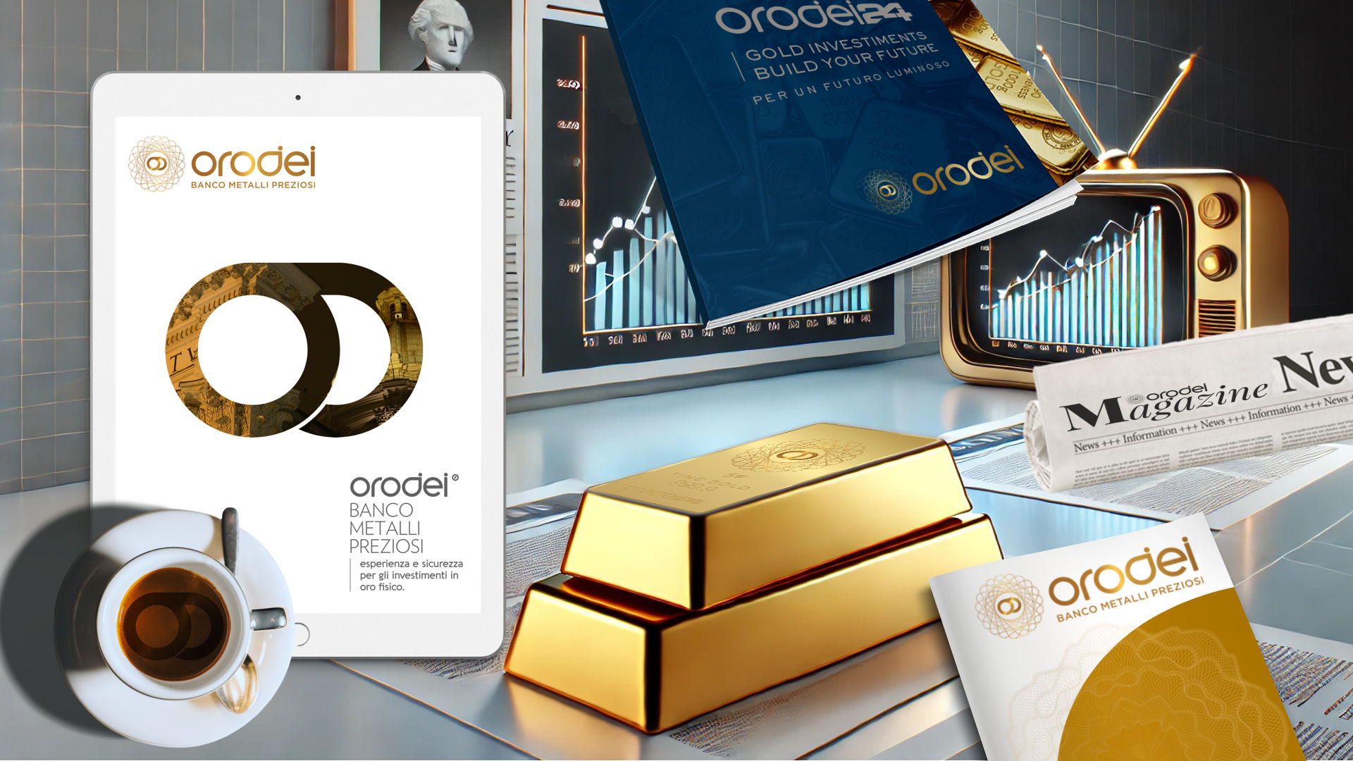 Orodei Banco Metalli Preziosi: Cinque Motivi per Comprare Oro Secondo i Media e gli Esperti Finanziari Più Influenti