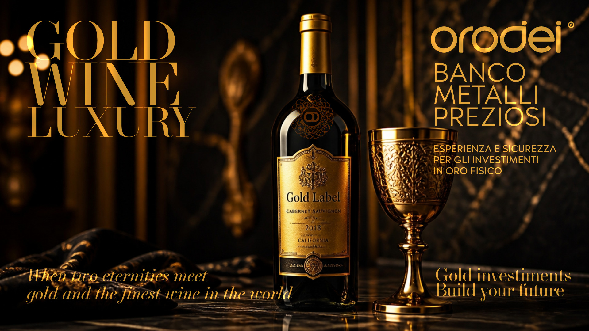 Orodei Banco Metalli Preziosi — Gold: L'Oro e il Vino