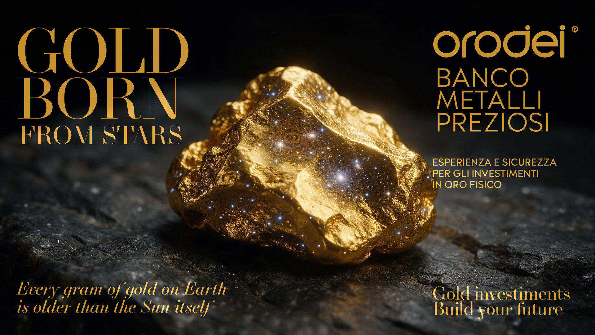 Orodei Banco Metalli Preziosi — Gold: L'Origine Cosmica dell'Oro